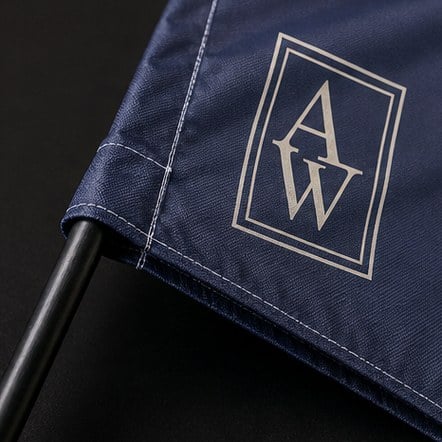 Branded feather flags with logo