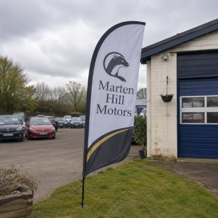 Custom feather flags for small business